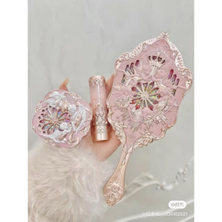 Gương thiên thần Flower Knows Little Angel hồng