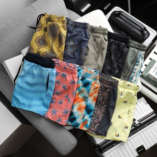 Quần short đi biển chất dù mỏng nhẹ lót lưới , unisex - 3bros