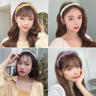 Cài tóc voan, băng đô nữ đẹp nhiều màu thời trang thu đông phong cách Hàn Quốc