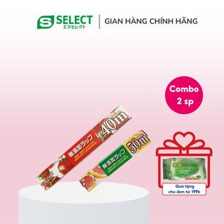 Combo 2 Màng Bọc Thực Phẩm Không Chứa Chất Phụ Gia S Select Nhật Bản