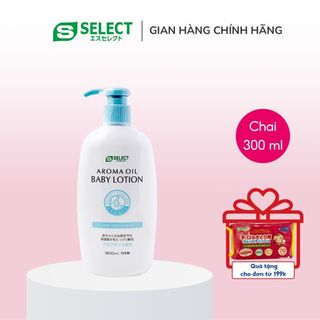 Sữa Dưỡng Thể Tinh Dầu Thơm Thiên Nhiên Cho Bé S Select Nhật Bản 300ml