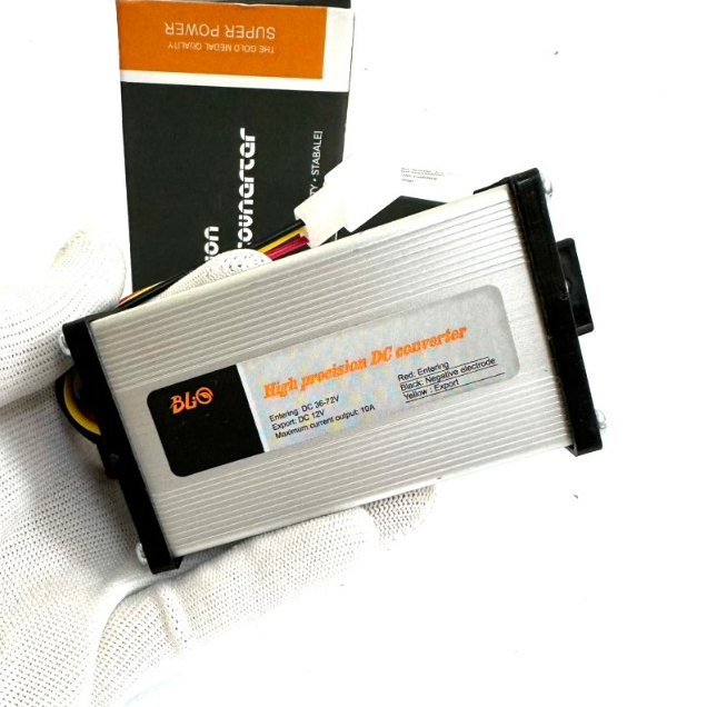 Bộ Chuyển Đổi Nguồn Điện DC 36V 48V 60V 72V Sang 12V 10 / 15 / 20A 180W DC