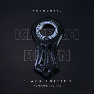 [AUTH] Móc Khóa Xoay - Keyrambit S2 - Vòng Bi Thép Nhật - In 3D - Phiên Bản Trắng/ Đen