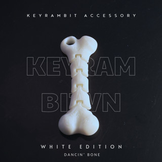 [PHỤ KIỆN] - Móc Khóa Cục Xương - Dancin' Bone - Phụ Kiện Keyrambit - In 3D - Phiên Bản Trắng/ Đen