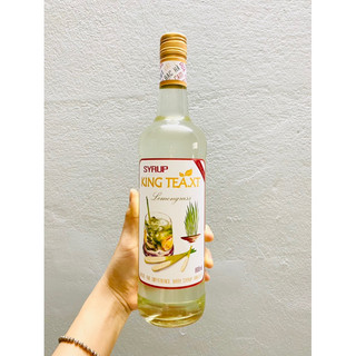 Siro sả pha chế kingtea.xt- chai thủy tinh 800ml