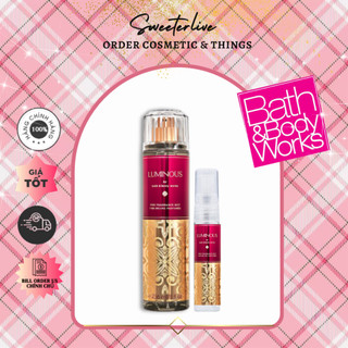 Luminous body mist - xịt thơm toàn thân bath & body works