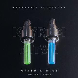 [COMBO] - Móc Khóa Đèn Neon - Combo 2 Đèn - Tự Động Phát Sáng - Phụ Kiện Keyrambit