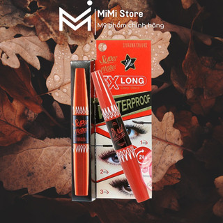 Mascara Hai Đầu Nối Mi Super Model 5X Long Deep Black Waterproof HF893 Sivanna