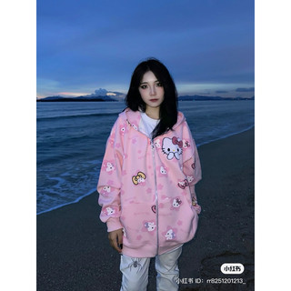 Hoddie zip hello kitty 🧏🏻‍♀️