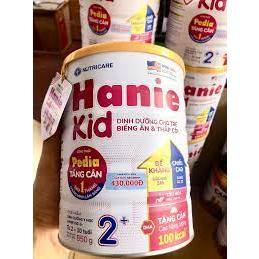 Sữa Bột HANIE KID Số 1+, 2+ Lon 90G date moi