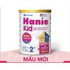 Sữa Bột HANIE KID Số 1+, 2+ Lon 90G date moi