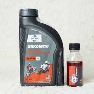   Có Chiết Lẻ  Nhớt Fuchs Silkoline Pro 10W-40 XP 4T - nhớt tổng hợp dành cho xe số xe phân khối lớn 