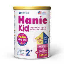 Sữa bột Nutricare Hanie Kid 2+ cho trẻ biếng ăn và suy dinh dưỡng