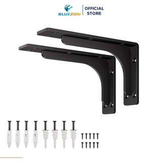 Bộ 2 ke góc chữ l bluezon, giá đỡ chịu lực chữ l kèm đinh vít