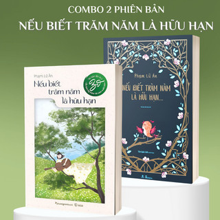 Sách - lẻ/combo: 2 phiên bản nếu biết trăm năm là hữu hạn: bản thường + bản đặc biệt