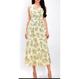 Đầm Elise Linen Đuôi cá sz L, new 95%