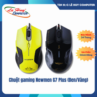 Chuột gaming Newmen G7 Plus (Đen/Vàng)