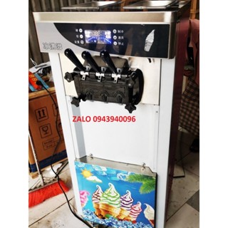 Máy làm kem tươi 3 vòi, 3 hương vị,Thương hiệu: Apudels liên doanh với ĐỨC.Tích hợp công nghệ thổi phồng kem cao cấp