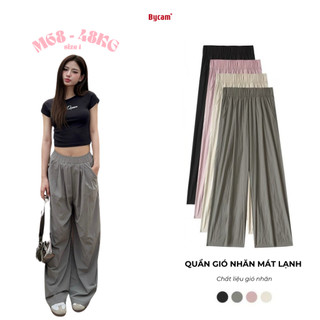 (BẢN PREMIUM) Quần Ống Rộng  Cạp Chun Mát Lạnh Phong Cách Hàn Quốc 𝘽𝙮.𝘾𝙖𝙢𝙘𝙖𝙢