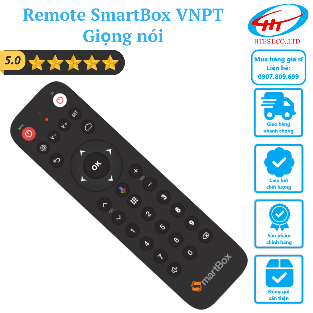 Remote | Điều khiển voice SmartBox VNPT (có giọng nói) - Hãng chính hãng