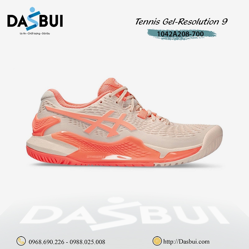 Giày Tennis Nữ Asics Gel Resolution 9 1042A208-700