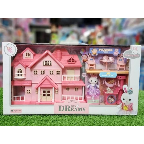 Mô Hình Đồ Chơi Nhà Của Thỏ