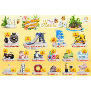 Bỉm Quần Cộng Miếng Tiny Hachi 80+4 miếng đủ size tặng quà cho bé thấm hút có nắp đóng mở