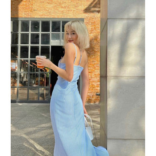 [ SIÊU PHẨM ] MAXI SỌC LỆCH VAI XẺ TÀ