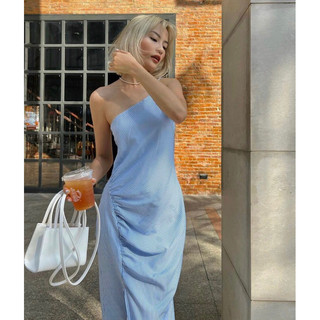 [ SIÊU PHẨM ] MAXI SỌC LỆCH VAI XẺ TÀ