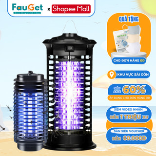 Đèn Bắt Muỗi Thông Minh FAUGET Điện Quang, Máy Bắt Côn Trùng Tự Động 2in1 Ánh Sáng Xanh Kiêm Đèn Ngủ, Bảo Hành 12 Tháng