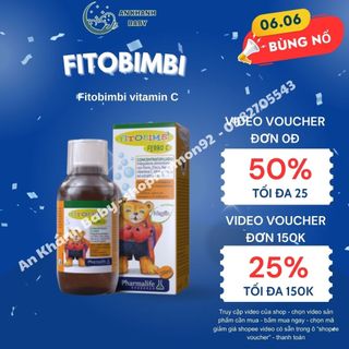[KÈM QUÀ] Fitobimbi Ferro C - Bổ sung Sắt, Vitamin C, Kẽm và các Vitamin, khoáng chất. Giúp tăng cường sức đề kháng