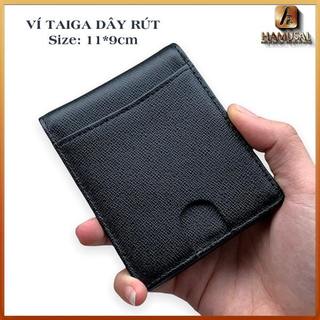 Ví NamTaiga Dây Rút Cao Cấp Nhỏ Gọn Da Bò Thật Hamusal Bảo Hành Lên Đến 24 Tháng