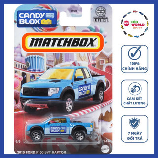 Xe mô hình matchbox bán tải candy cry baby series 2010 ford f150 svt raptor hvv87.