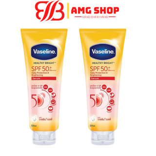 Dưỡng thể chống nắng Vaseline 50X Healthy Bright SPF50+ PA++++ 300ml Thái Lan