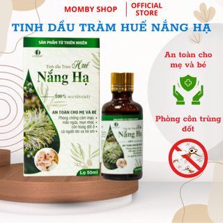 Tinh dầu tràm Momby Shop công dụng pha nước tắm cho bé, xông phòng, chống muỗi, côn trùng - lọ 50ml