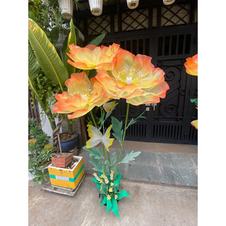 cây hoa khổng lồ 3 hoa có đèn⬇️