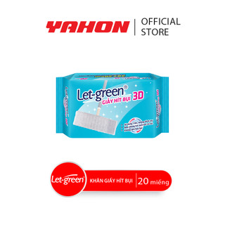 Bao giấy hít bụi let-green, 20 miếng/bao