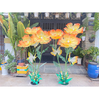cây hoa khổng lồ 3 hoa có đèn⬇️