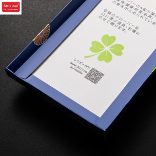 Set 5 đôi đũa nhật sợi thuỷ tinh mẫu cỏ 4 lá shikisai