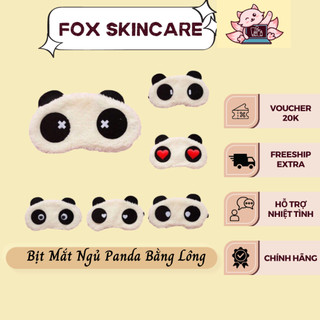 Mặt nạ ngủ che mắt hình chú gấu trúc đáng yêu
