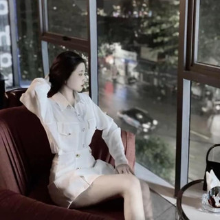 HV - Áo Sơ Mi Khuy Đồng Chất Voan Lụa Mỏng Sexy