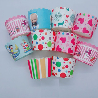 Sỉ 50 ly cupcake giấy đựng bánh kem ( GIAO MẪU NGẪU NHIÊN)