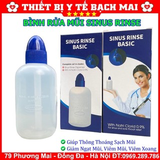 BÌNH RỬA MŨI NANOCARE THÔNG THOÁNG, SẠCH MŨI