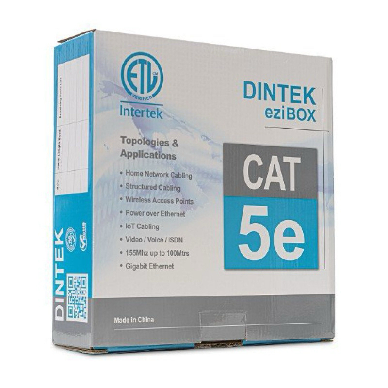 Cáp mạng Dintek 5e UTP (Thùng 100m)
