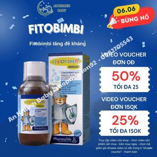 [KÈM QUÀ] Fitobimbi Immuno - Tăng cường hệ miễn dịch, nâng cao sức đề kháng, hồi phục nhanh, hết ốm vặt