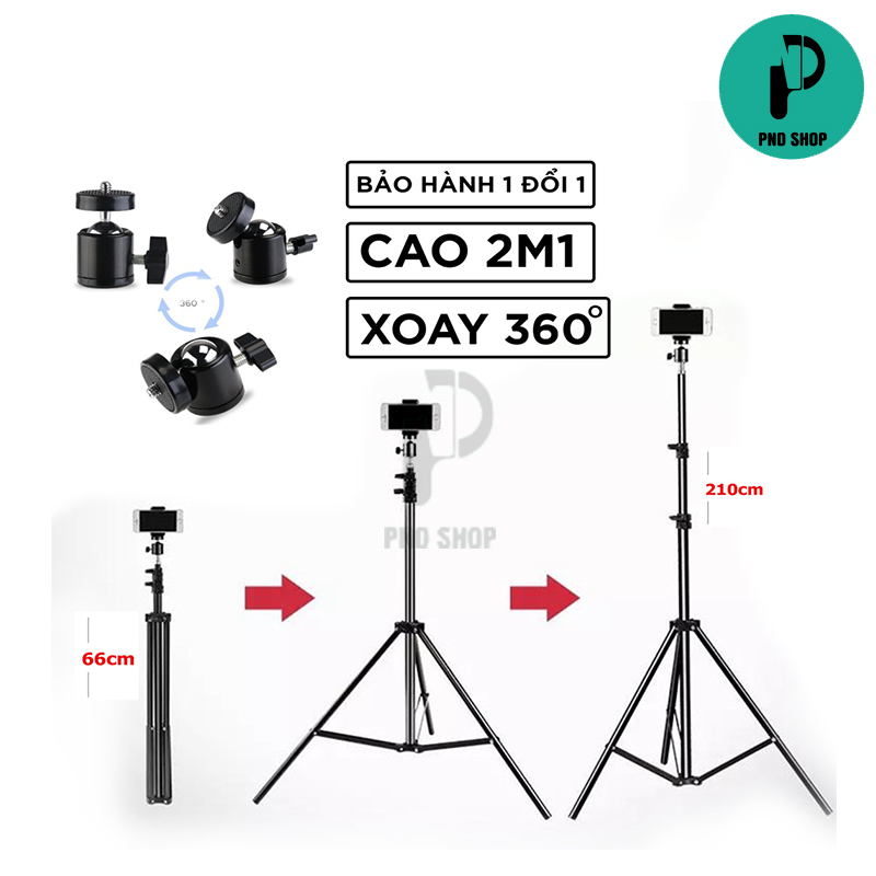 Giá Đỡ Điện Thoại tripod 3 chân và phụ kiện kẹp remote và Pin remote dùng để chụp ảnh livestream | BigBuy360 - bigbuy360.vn