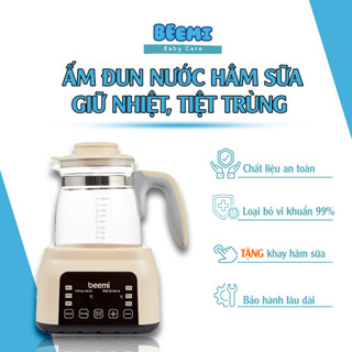 Ấm Đun Nước Pha Sữa Tiệt Trùng Bình Sữa Beemi - Máy Đun Nước Giữ Ấm Hâm Sữa Cho Bé Tặng Kèm Cốc Bảng Điều Khiển Điện Tử