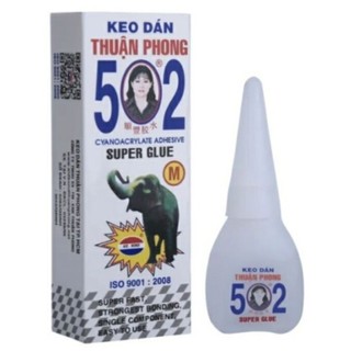 Keo dán 502 hàng S/Keo dán con voi xanh đa năng