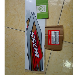 Tem Xe Boss Sanda dream màu đỏ