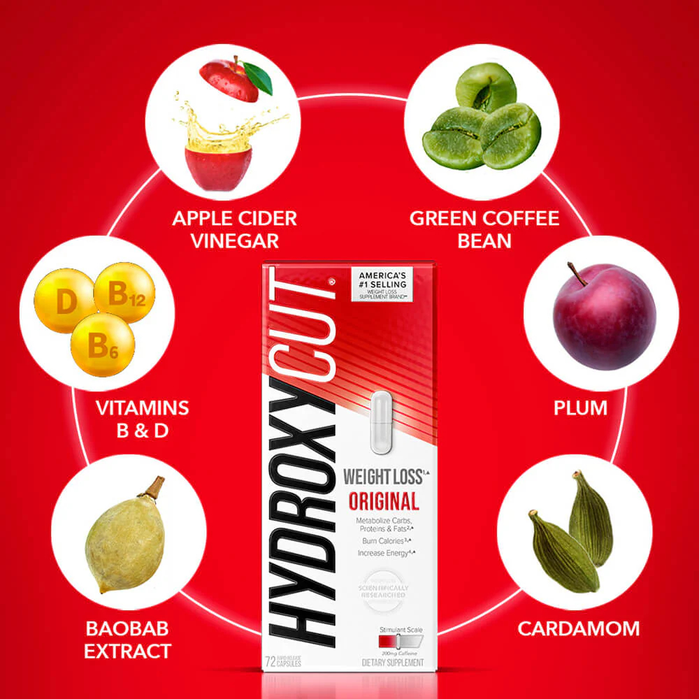 Viên giảm mỡ tăng sinh nhiệt ''Hydroxycut'' Original 72 viên